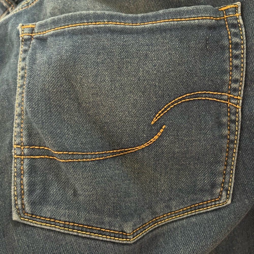 Levi's Blue Flare Wide Leg Jeans Retro Charm - Picture 6 of 7